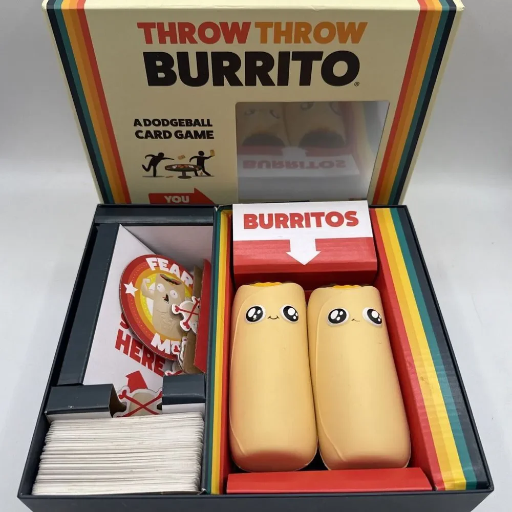 Throw Throw‎ Burrito by Exploding Kittens - A Dodgeball Card Game Complete